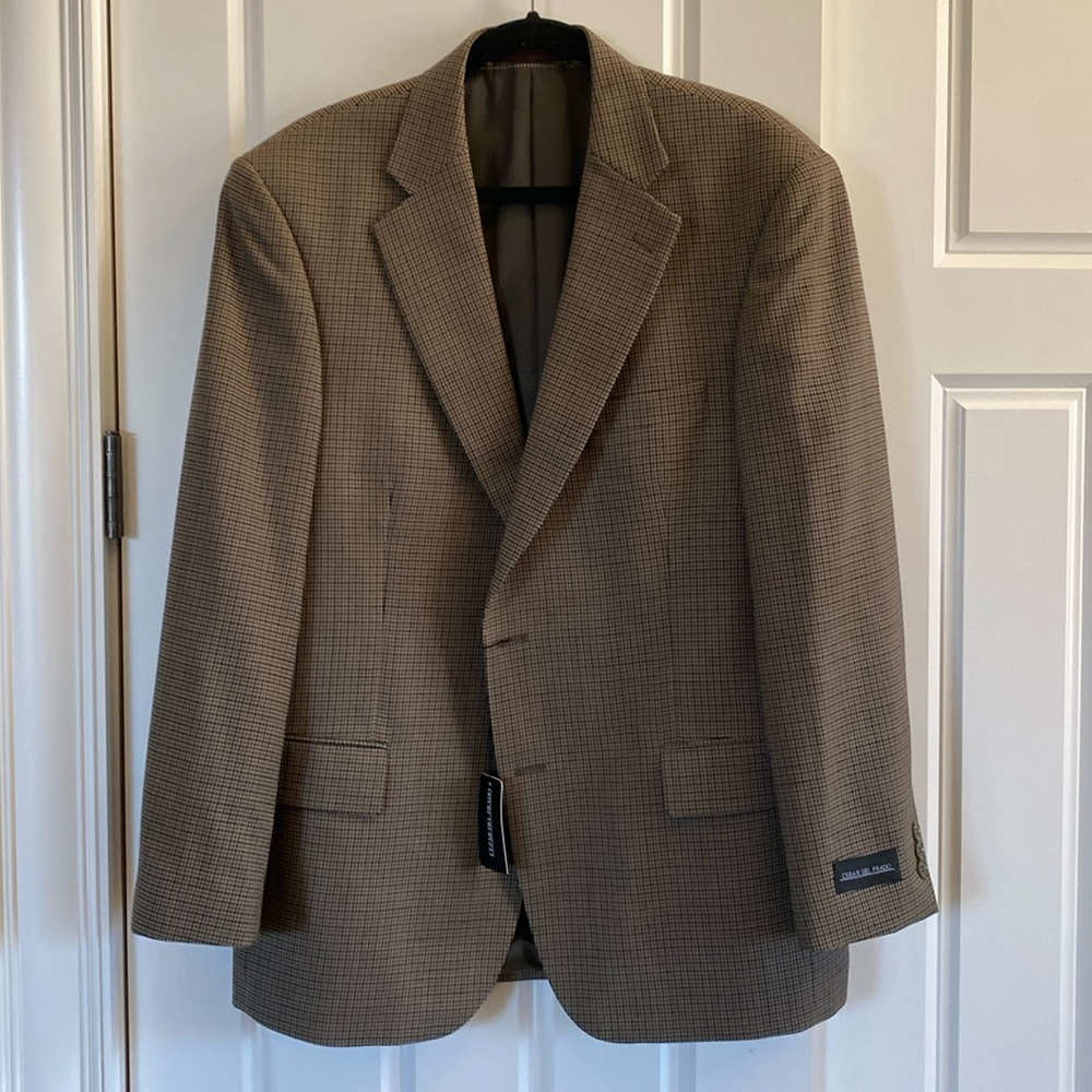 Men’s Cezar Del Prado Blazer. Brand New Size 42 Regular. 100% Wool.
